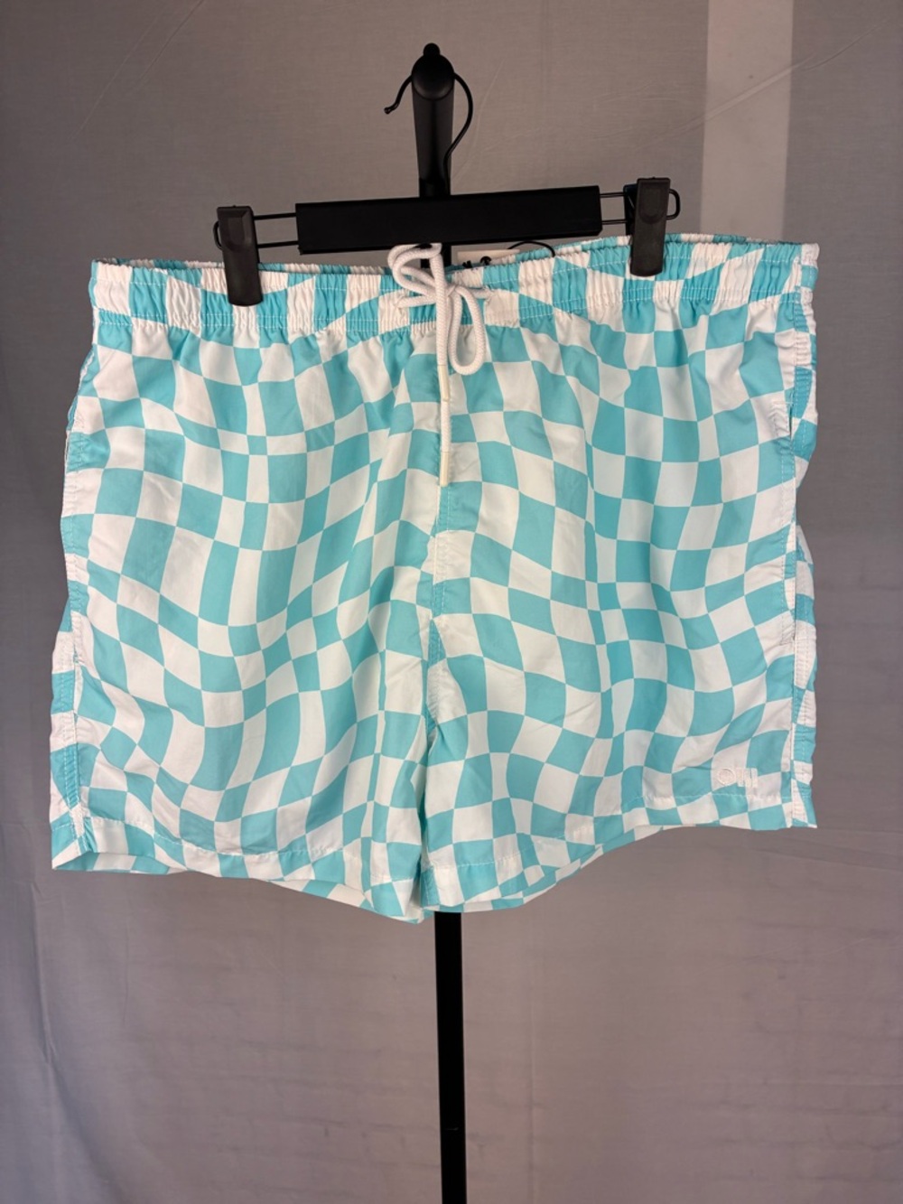 NWT Solid & Striped The Classic Wavy Check Swim Trunks XL